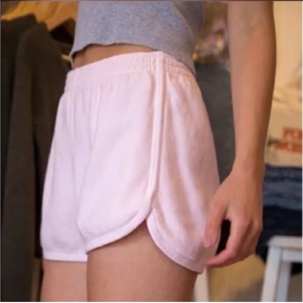 Brandy melville pink varsity shorts